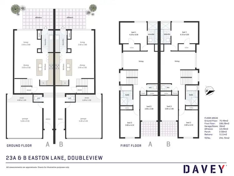 Floorplan of Homely house listing, 23B Easton Lane, Doubleview WA 6018
