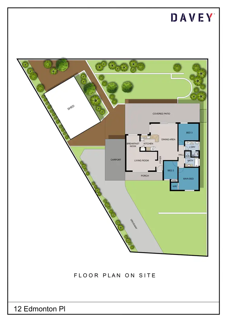 Floorplan of Homely house listing, 12 Edmonton Place, Kingsley WA 6026