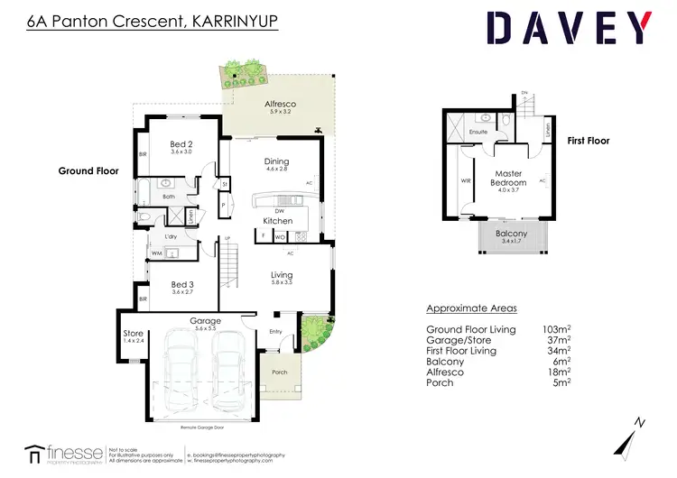 Floorplan of Homely house listing, 6A Panton Crescent, Karrinyup WA 6018