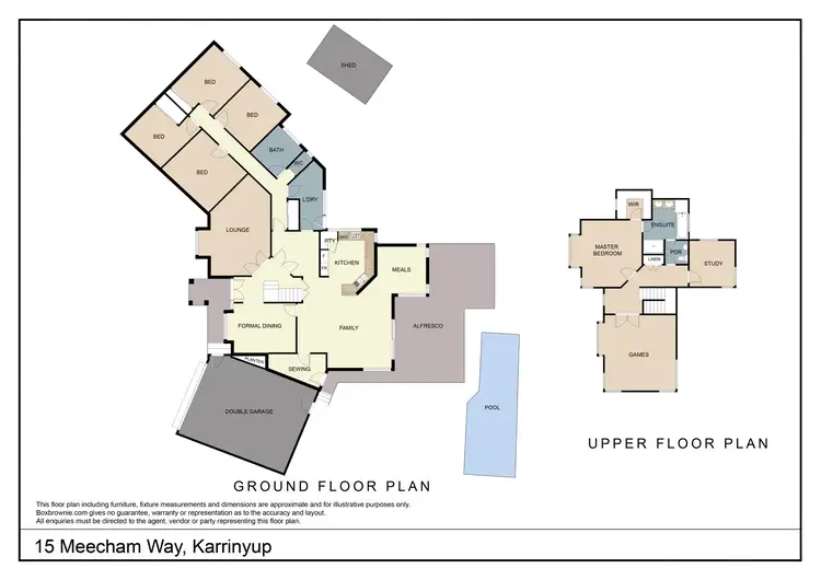 Floorplan of Homely house listing, 15 Meecham Way, Karrinyup WA 6018