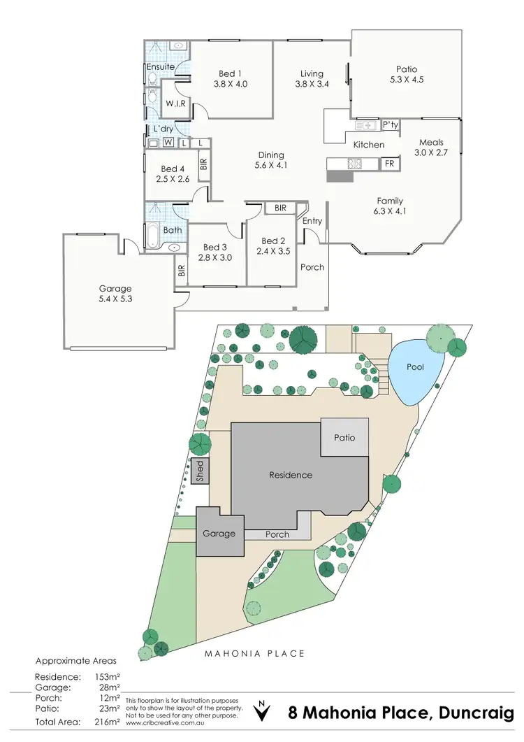 Floorplan of Homely house listing, 8 Mahonia Place, Duncraig WA 6023