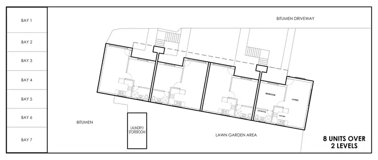 Floorplan of Homely block of units listing, 76 Deanmore Road, Scarborough WA 6019