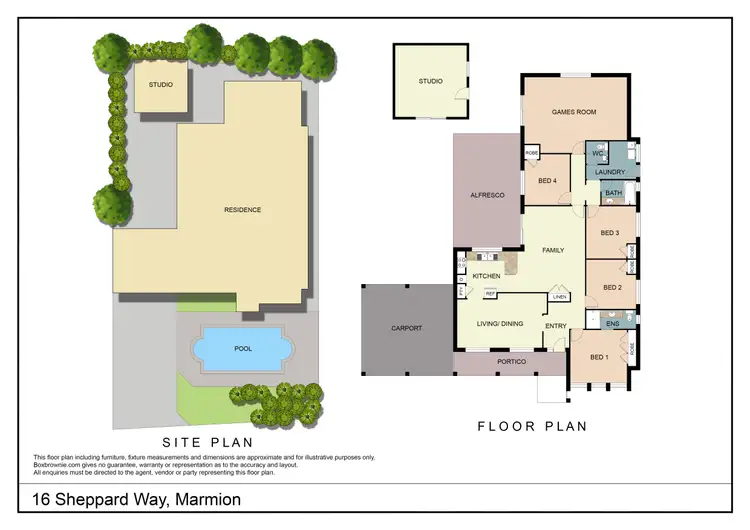 Floorplan of Homely house listing, 16 Sheppard Way, Marmion WA 6020
