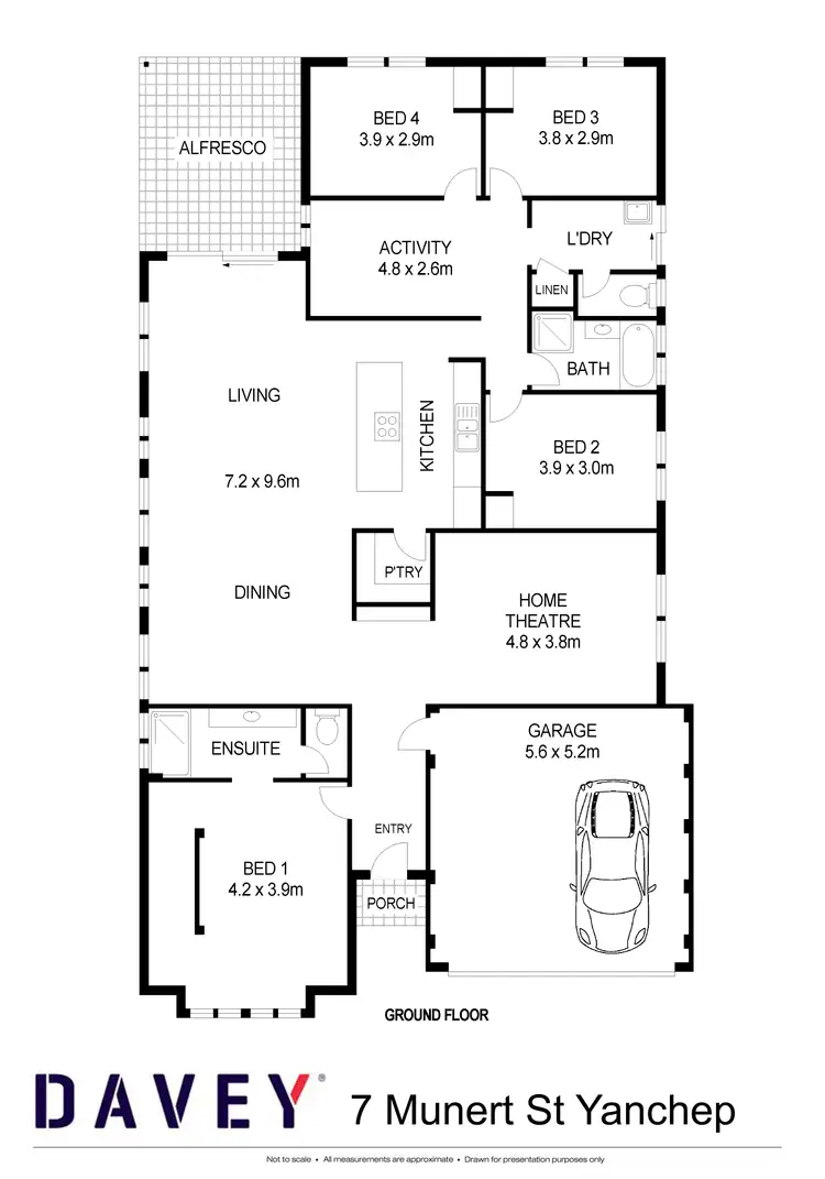 Floorplan of Homely house listing, 7 Munert Street, Yanchep WA 6035