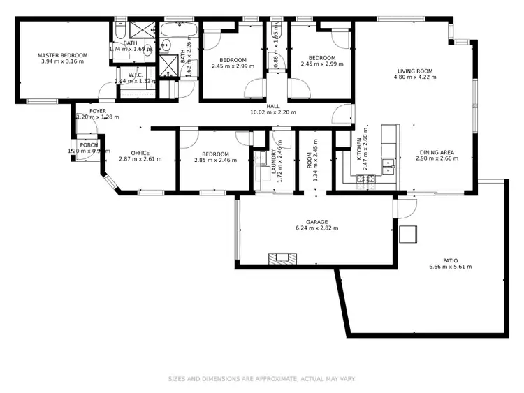 Floorplan of Homely house listing, 216a Ravenswood Drive, Nollamara WA 6061