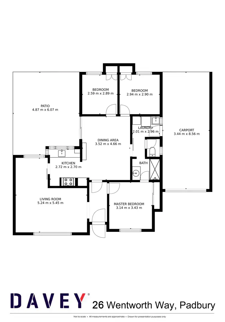 Floorplan of Homely house listing, 26 Wentworth Way, Padbury WA 6025