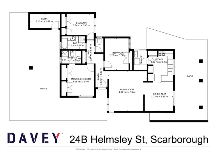 Floorplan of Homely house listing, 24B Helmsley Street, Scarborough WA 6019