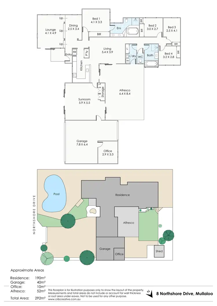 Floorplan of Homely house listing, 8 Northshore Drive, Mullaloo WA 6027