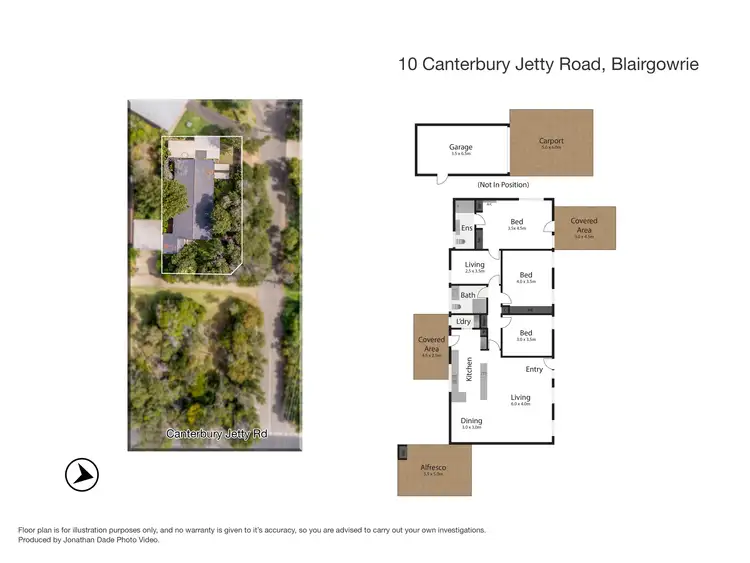 Floorplan of Homely house listing, 10 Canterbury Jetty Road, Blairgowrie VIC 3942