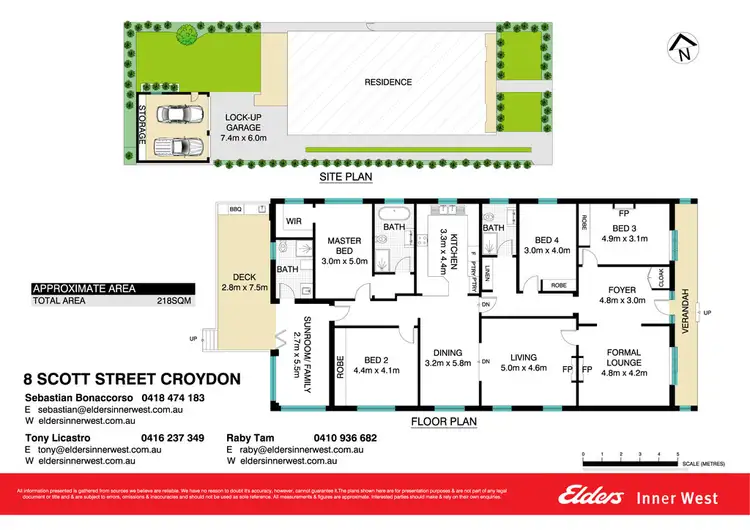 Floorplan of Homely house listing, 8 Scott Street, Croydon NSW 2132