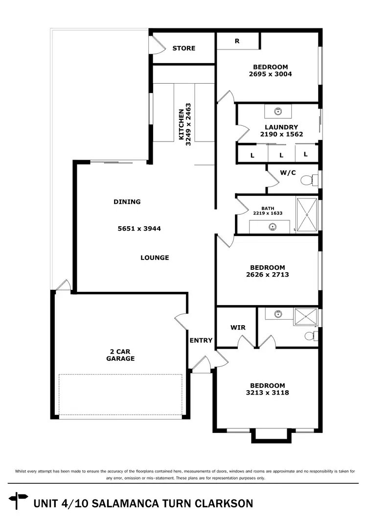 Floorplan of Homely house listing, 4/10 Salamanca Turn, Clarkson WA 6030