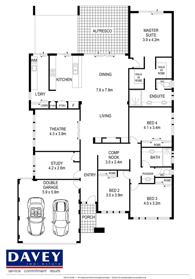 Floorplan of Homely house listing, 24 Dowitcher Turn, Tapping WA 6065