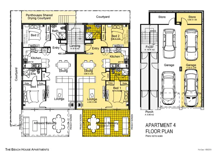Floorplan of Homely apartment listing, 4/22 May Street, Scarborough WA 6019