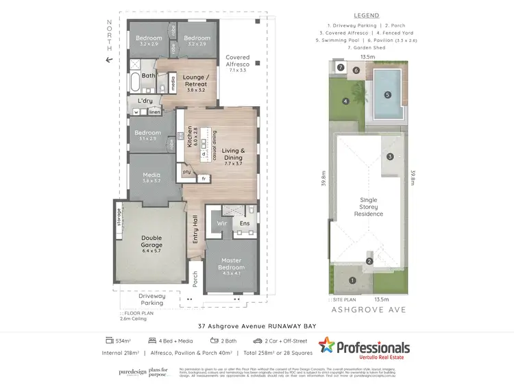 Floorplan of Homely house listing, 37 Ashgrove Avenue, Runaway Bay QLD 4216