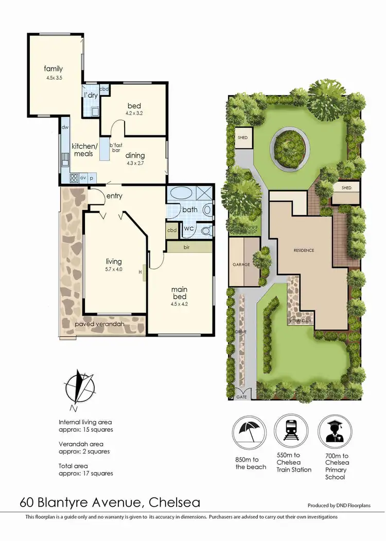 Floorplan of Homely house listing, 60 Blantyre Avenue, Chelsea VIC 3196