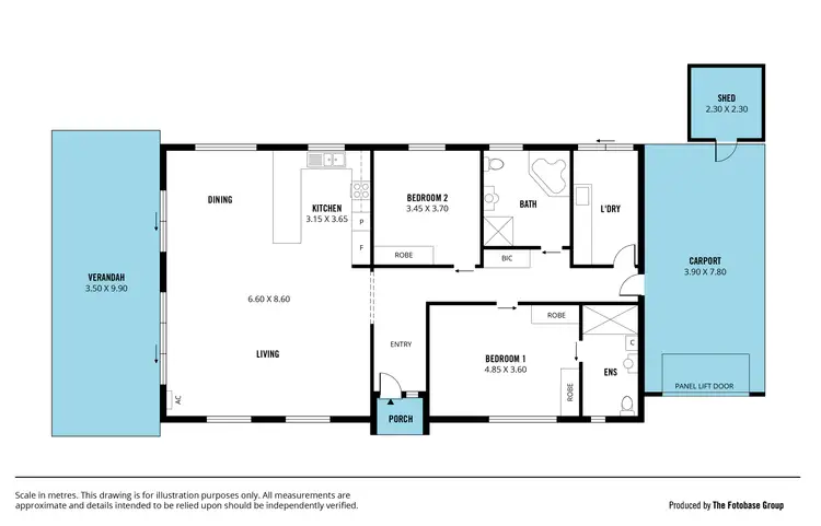 Floorplan of Homely house listing, 8 Fuller Terrace, Christies Beach SA 5165