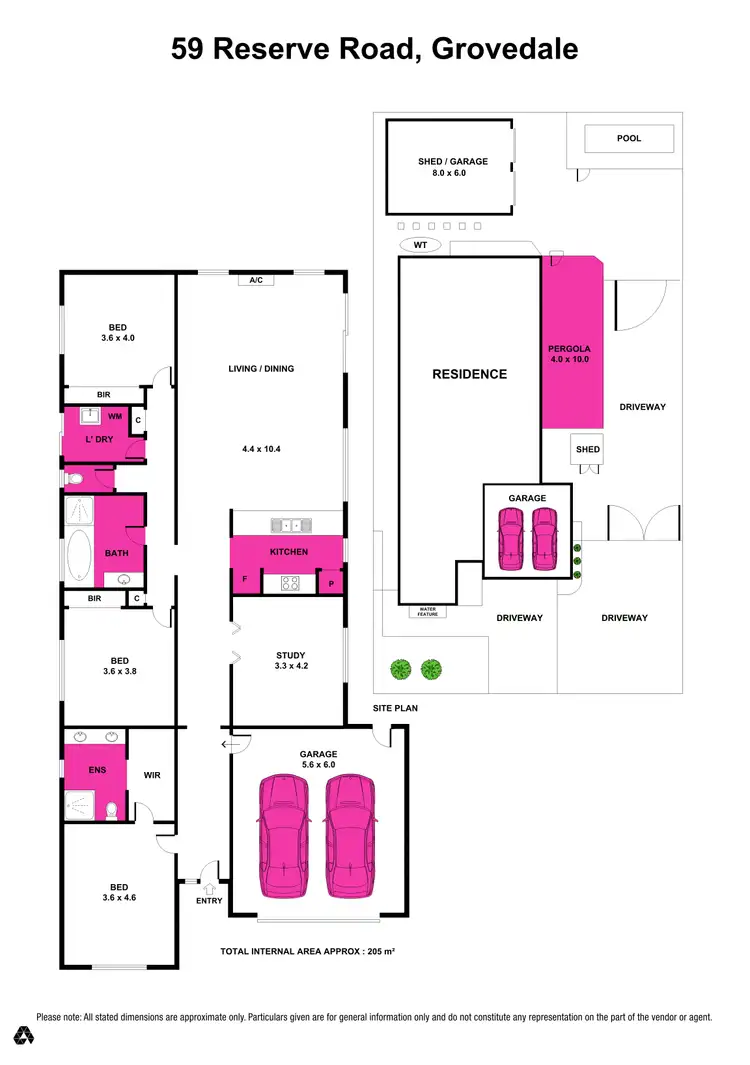 Floorplan of Homely house listing, 59 Reserve Road, Grovedale VIC 3216
