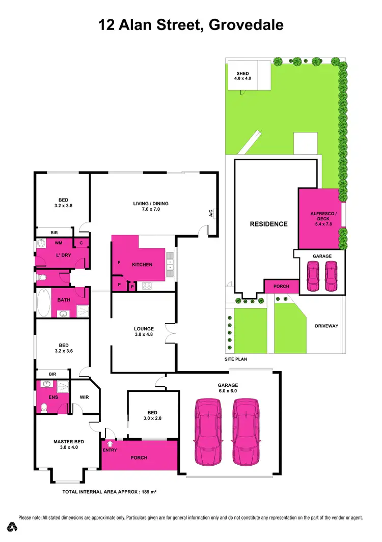 Floorplan of Homely house listing, 12 Alan Street, Grovedale VIC 3216