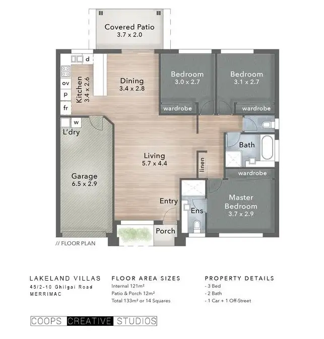 Floorplan of Homely villa listing, 113/8 Ghilgai Road, Merrimac QLD 4226