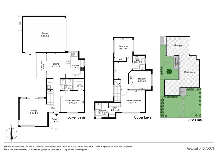 Floorplan of Homely townhouse listing, 1/33 Peter Street, Box Hill North VIC 3129