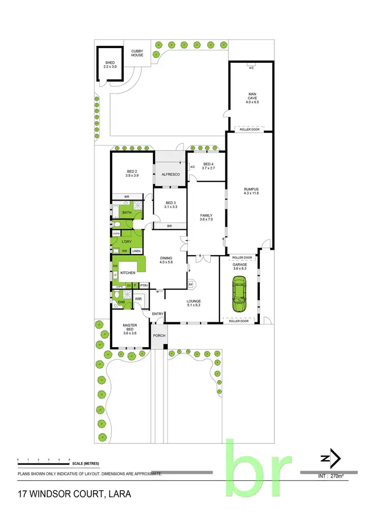 Floorplan of Homely house listing, 17 Windsor Court, Lara VIC 3212