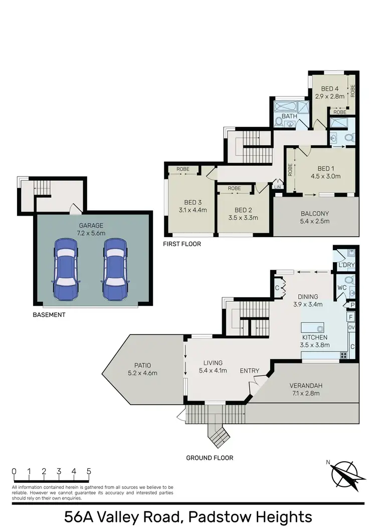 Floorplan of Homely house listing, 56A Valley Road, Padstow Heights NSW 2211