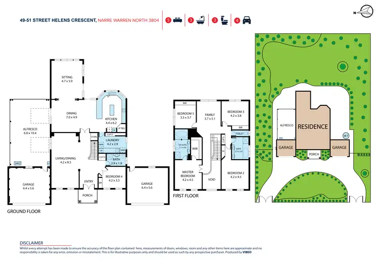 Floorplan of Homely house listing, 49-51 St Helens Crescent, Narre Warren North VIC 3804