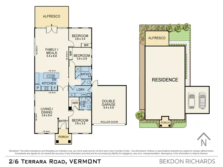 Floorplan of Homely unit listing, 2/6 Terrara Road, Vermont VIC 3133