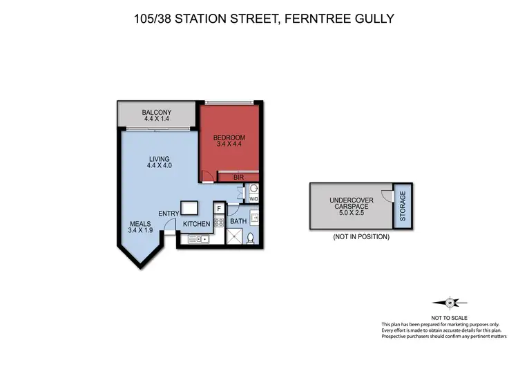 Floorplan of Homely unit listing, 105/38 Station Street, Ferntree Gully VIC 3156