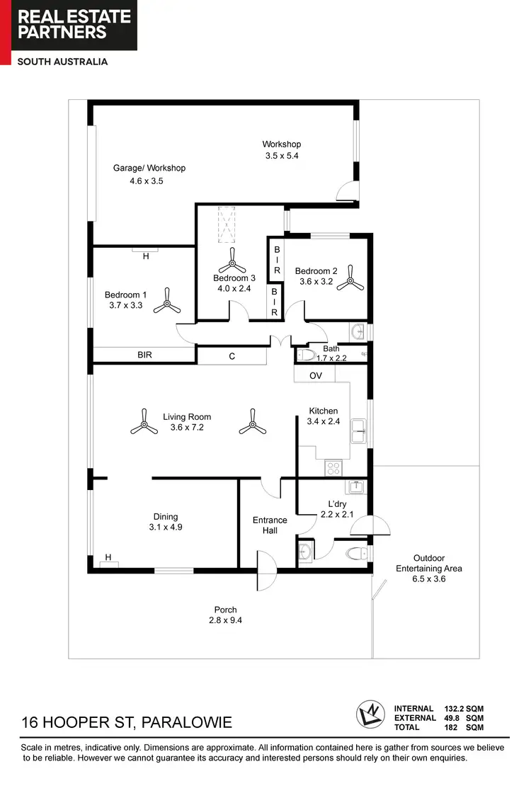 Floorplan of Homely house listing, 16 Hooper Street, Paralowie SA 5108