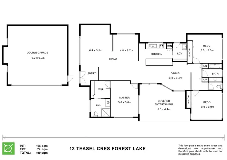 Floorplan of Homely house listing, 13 Teasel Crescent, Forest Lake QLD 4078