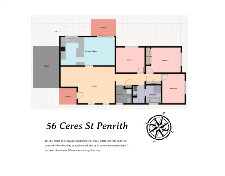 Floorplan of Homely house listing, 56 Ceres Street, Penrith NSW 2750