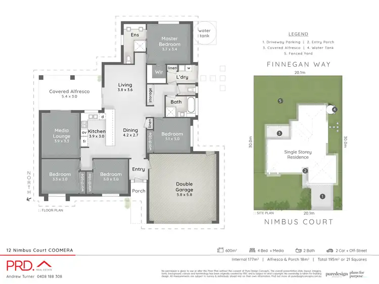 Floorplan of Homely house listing, 12 Nimbus Court, Coomera QLD 4209