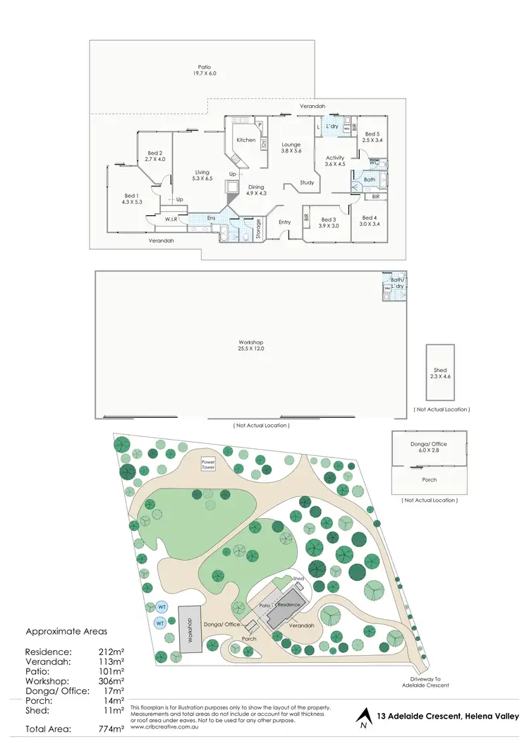 Floorplan of Homely house listing, 13 Adelaide Crescent, Helena Valley WA 6056