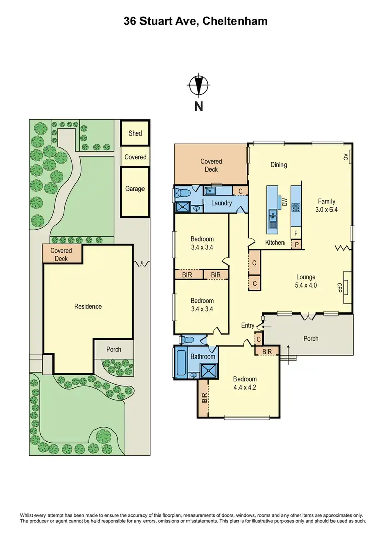 Floorplan of Homely house listing, 36 Stuart Avenue, Cheltenham VIC 3192