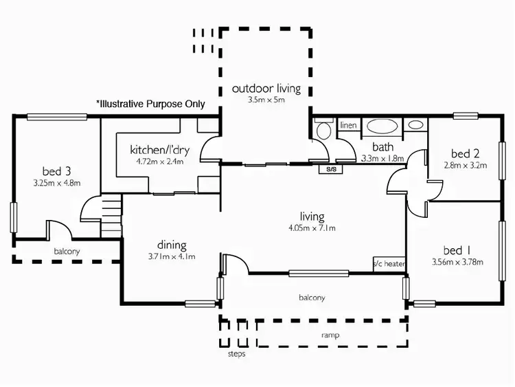 Floorplan of Homely house listing, 17 CEDAR AVENUE, Naracoorte SA 5271