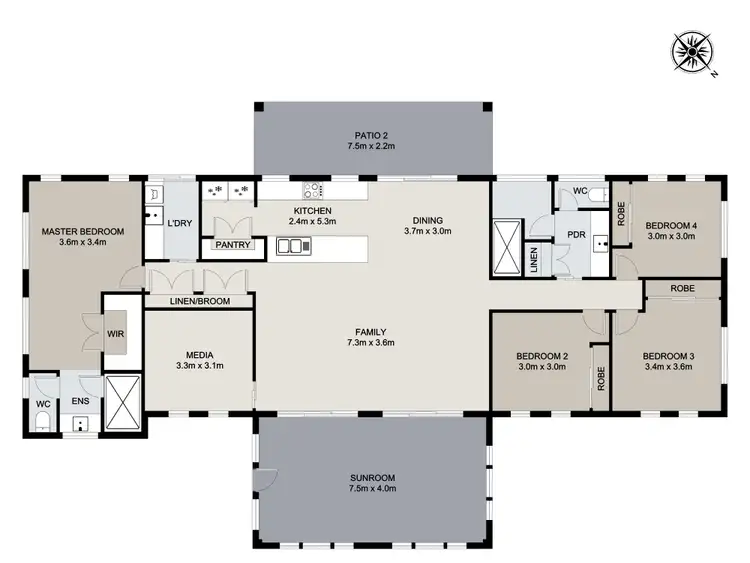 Floorplan of Homely house listing, 26 Jillaroo Close, Benaraby QLD 4680