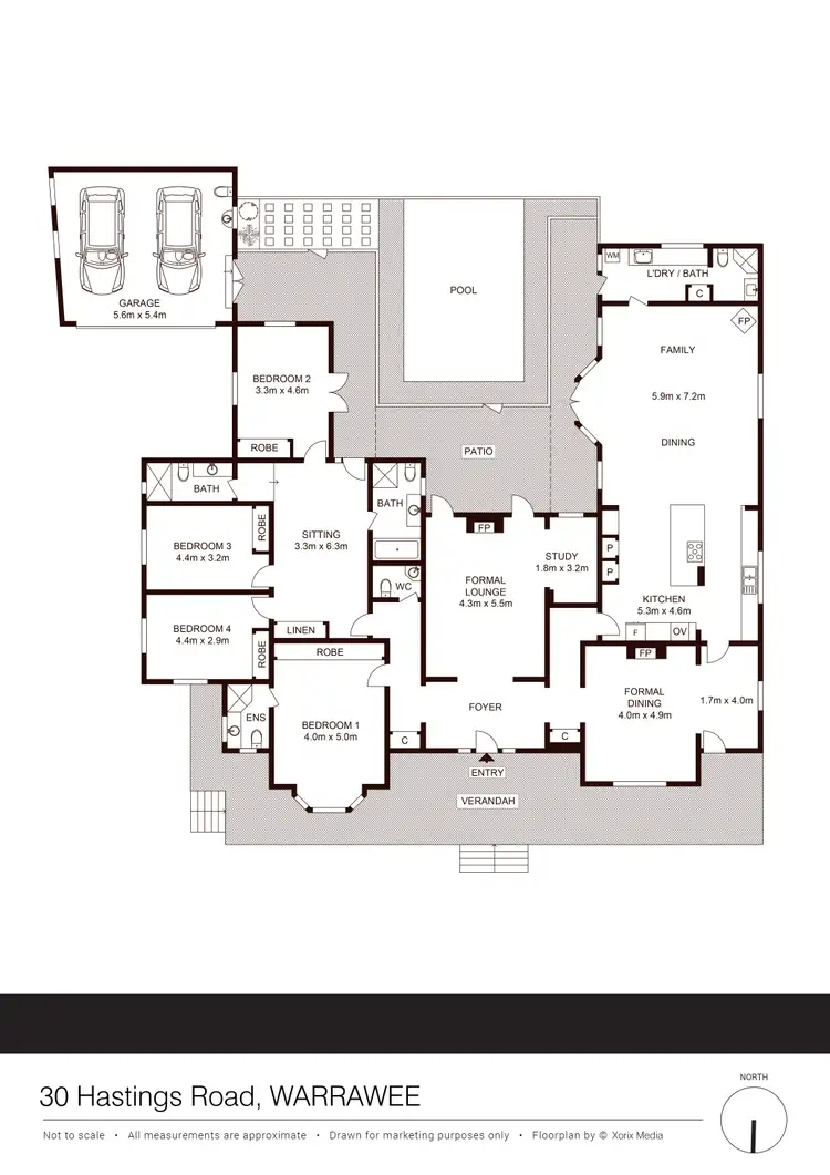 Floorplan of Homely house listing, 30 Hastings Road, Warrawee NSW 2074