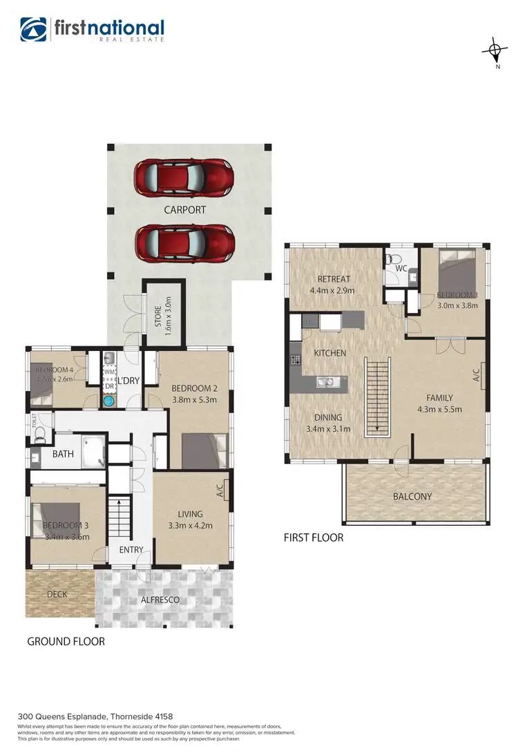Floorplan of Homely house listing, 300 Queens Esplanade, Thorneside QLD 4158