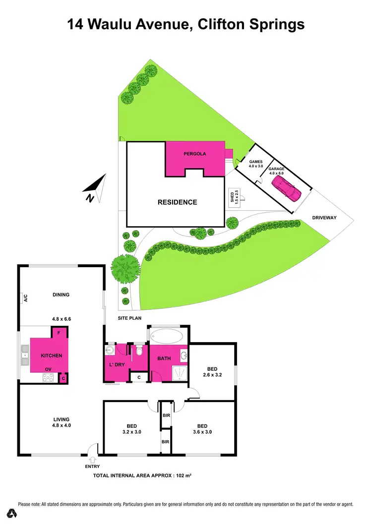 Floorplan of Homely house listing, 14 Waulu Avenue, Clifton Springs VIC 3222