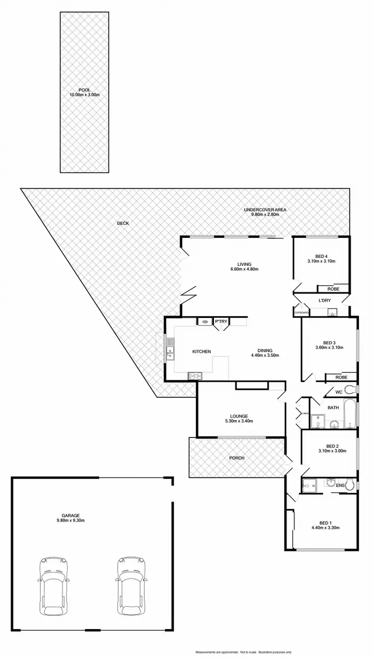 Floorplan of Homely house listing, 586 Manns Street, Lavington NSW 2641