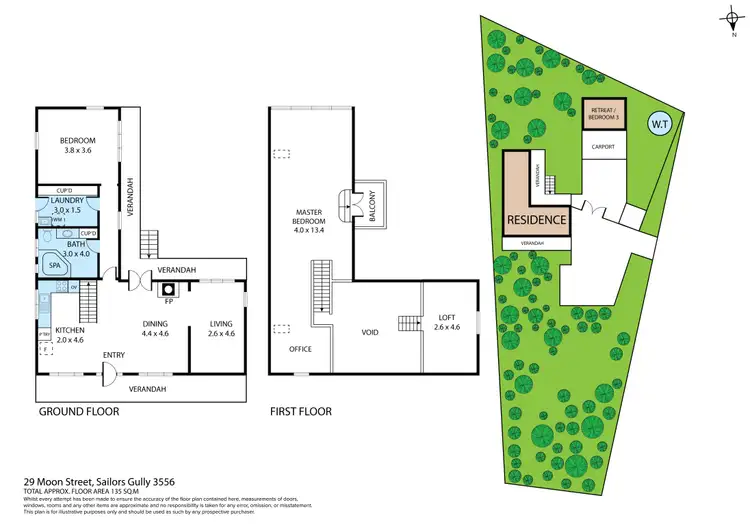 Floorplan of Homely house listing, 29 Moon Street, Sailors Gully VIC 3556