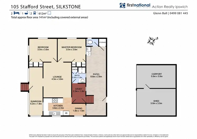 Floorplan of Homely house listing, 105 Stafford Street, Silkstone QLD 4304