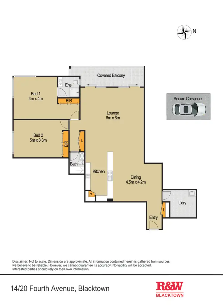 Floorplan of Homely unit listing, 14/20 Fourth Avenue, Blacktown NSW 2148