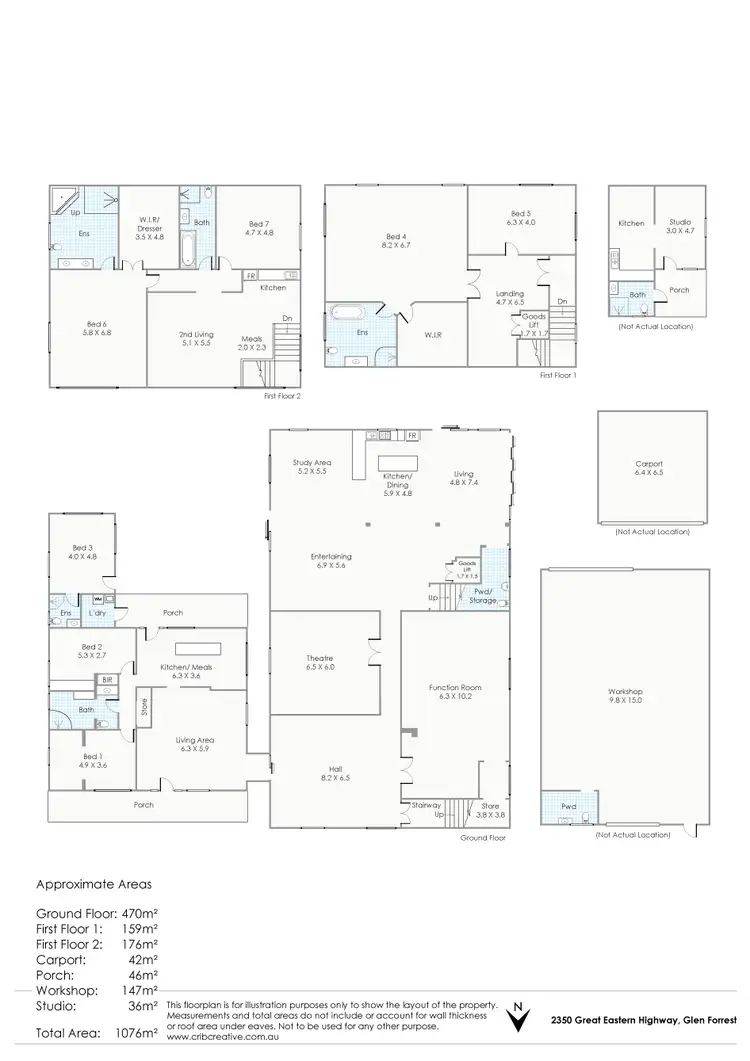 Floorplan of Homely house listing, 2350 Great Eastern Highway, Glen Forrest WA 6071
