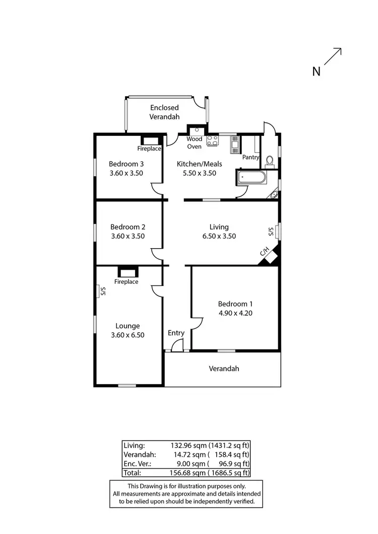 Floorplan of Homely house listing, 4 East Terrace, Orroroo SA 5431