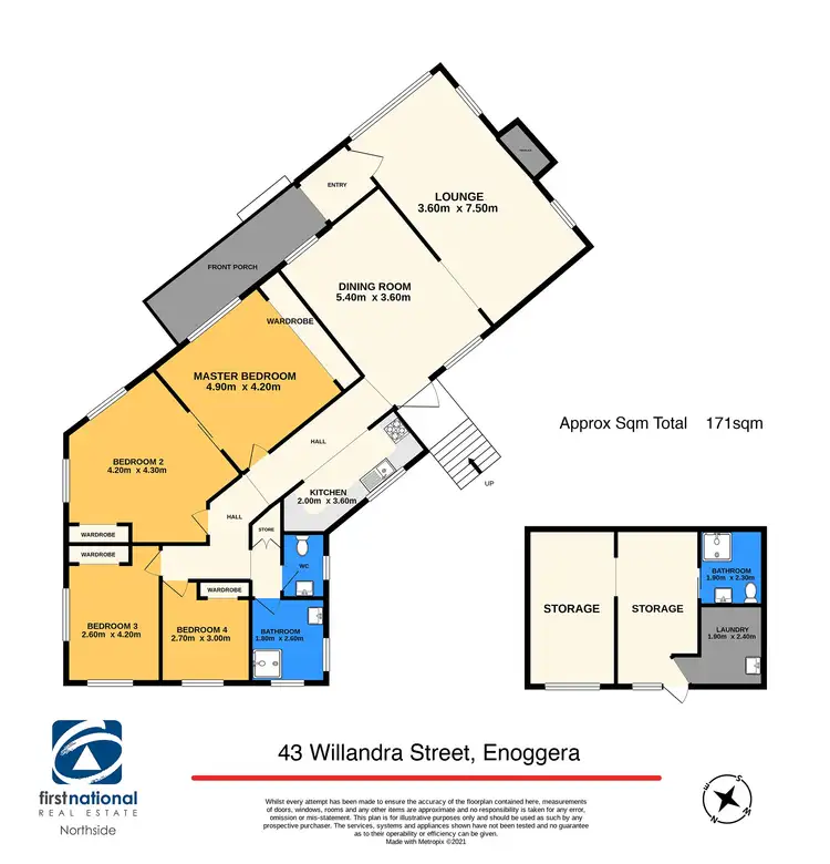Floorplan of Homely house listing, 43 Willandra Street, Enoggera QLD 4051