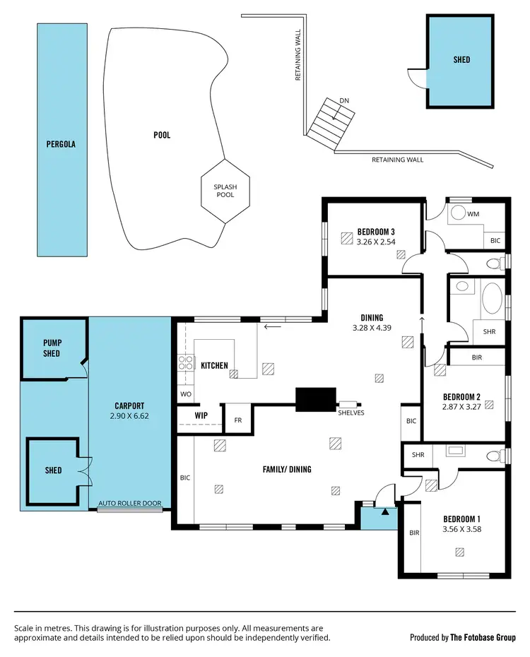 Floorplan of Homely house listing, 13 Woodlea Drive, Aberfoyle Park SA 5159