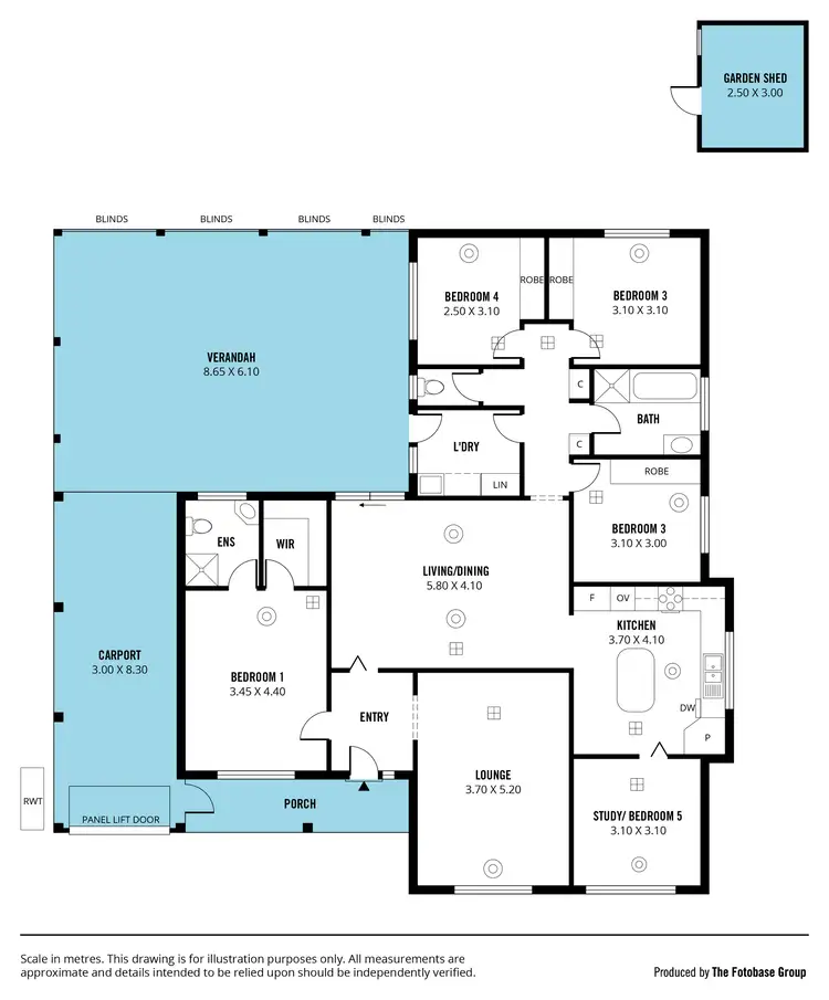Floorplan of Homely house listing, 10 Lepena Crescent, Hallett Cove SA 5158