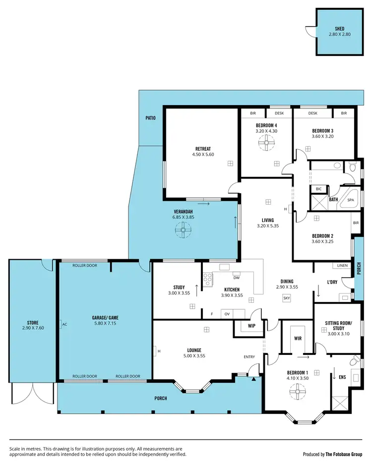 Floorplan of Homely house listing, 2 Rosa Close, Hallett Cove SA 5158